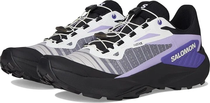 Salomon Genesis Women's Shoes Black/White/Liberty : 9 B - Medium