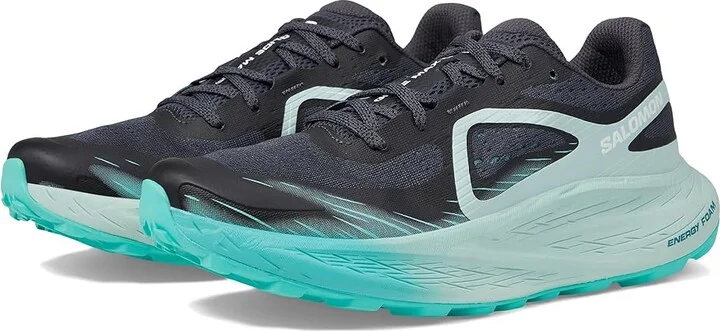 Salomon Glide Max Tr Women's Shoes Ebony/Blue Haze/Cockatoo : 6 B - Medium, Synthetic/Textile