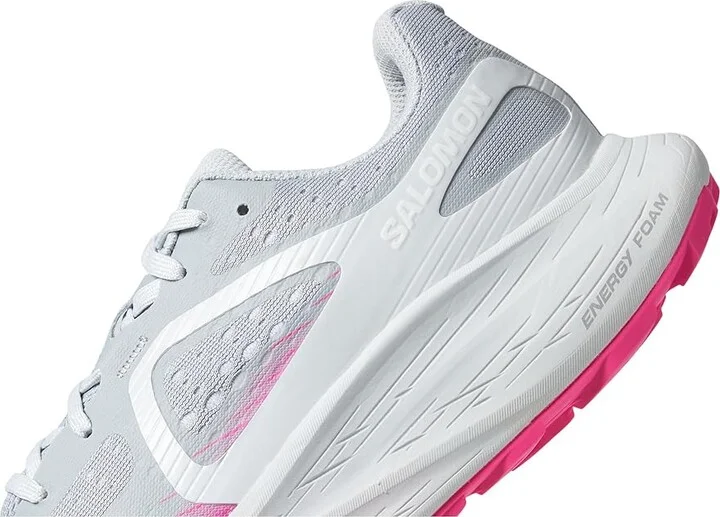 Salomon Glide Max Tr Women's Shoes Quarry/Illusion Blue/Pink Glo : 9 B - Medium, Synthetic/Textile - Image 4