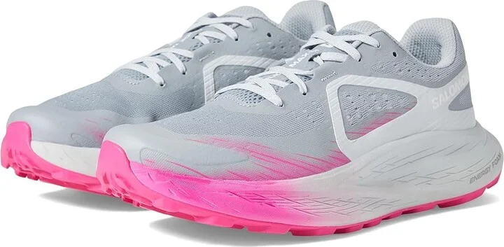 Salomon Glide Max Tr Women's Shoes Quarry/Illusion Blue/Pink Glo : 9 B - Medium, Synthetic/Textile