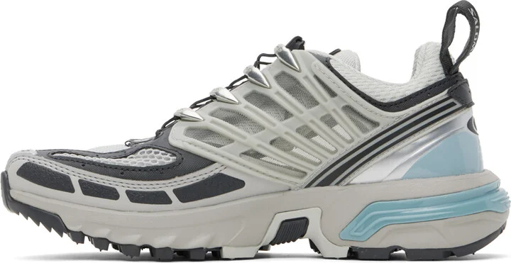 Salomon Gray & Blue ACS Pro Sneakers - Image 3