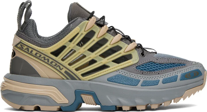 Salomon Gray & Blue ACS Pro Sneakers