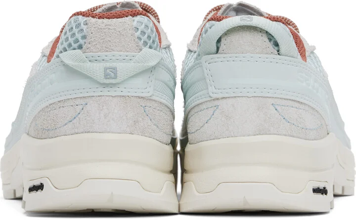 Salomon Gray & Blue X-ALP Suede Sneakers - Image 2