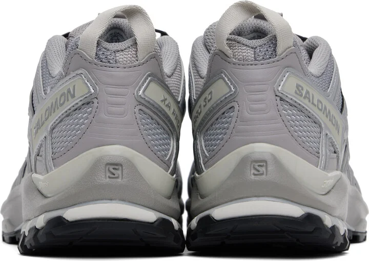 Salomon Gray & Silver XA PRO 3D Sneakers - Image 2