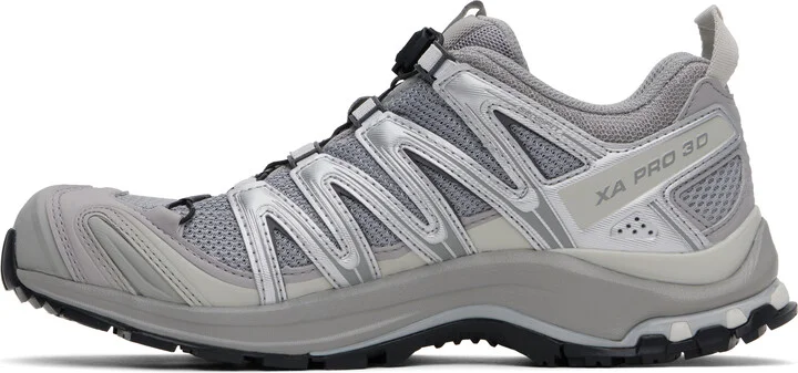 Salomon Gray & Silver XA PRO 3D Sneakers - Image 3
