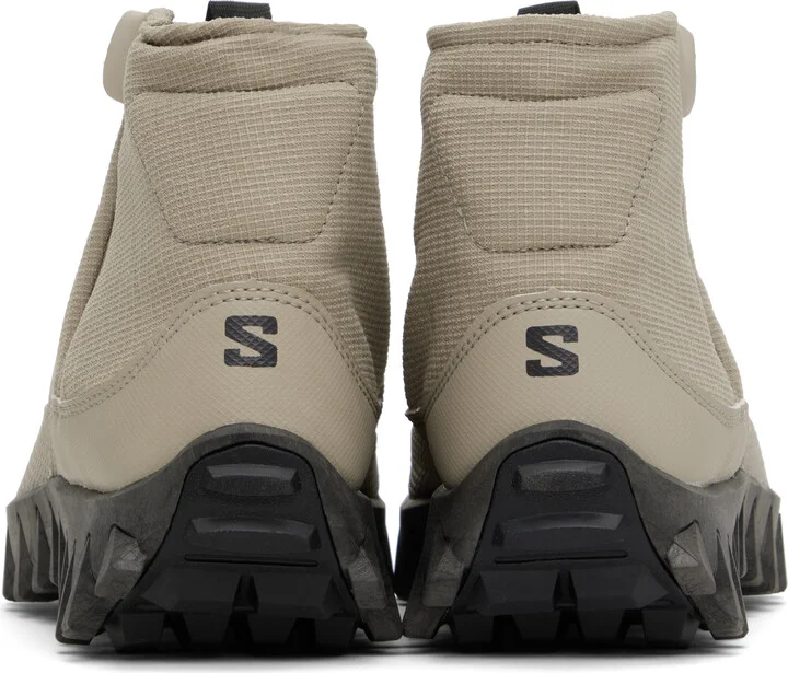 Salomon Gray Snowclog Mid Sneakers - Image 2