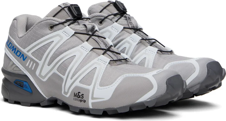 Salomon Gray Speedcross 3 Sneakers - Image 4