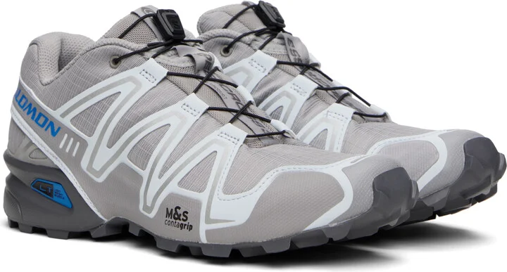 Salomon Gray Speedcross 3 Sneakers - Image 4
