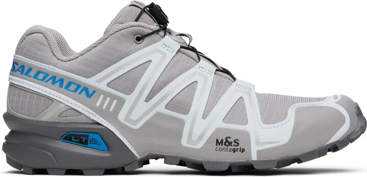Salomon Gray Speedcross 3 Sneakers