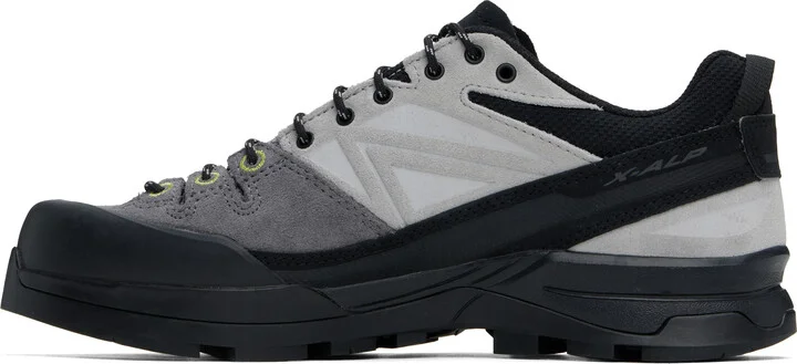 Salomon Gray X-ALP LEATHER Sneakers - Image 3