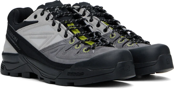 Salomon Gray X-ALP LEATHER Sneakers - Image 4