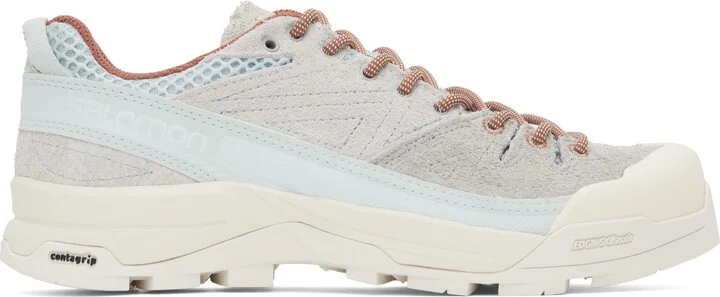 Salomon Gray X-ALP Suede Sneakers