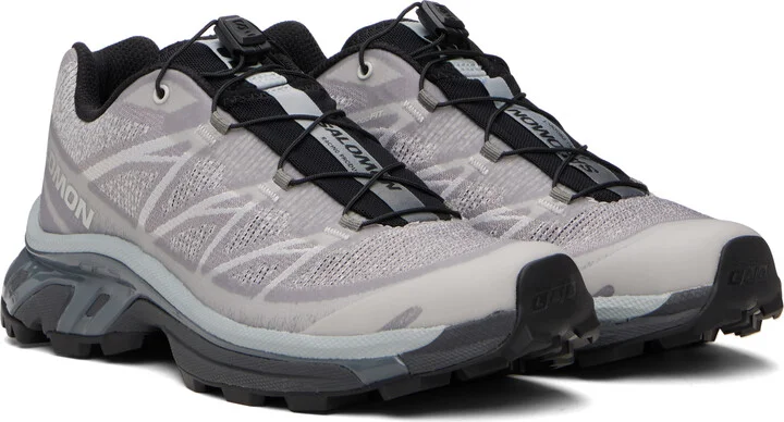 Salomon Gray XT-6 Shadow Sneakers - Image 4