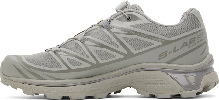Salomon Gray XT-6 Sneakers - Image 3