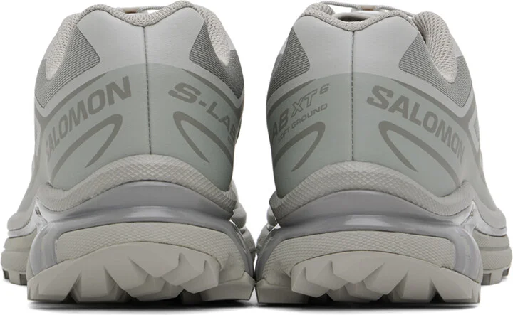 Salomon Gray XT-6 Sneakers - Image 2