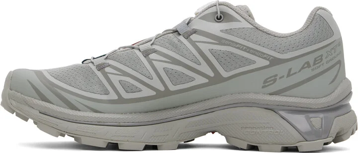 Salomon Gray XT-6 Sneakers - Image 3