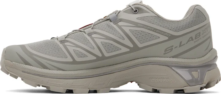 Salomon Gray XT-6 Sneakers - Image 3