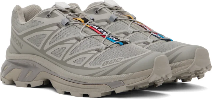 Salomon Gray XT-6 Sneakers - Image 4
