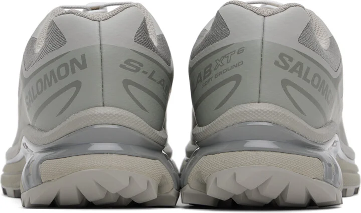 Salomon Gray XT-6 Sneakers - Image 2