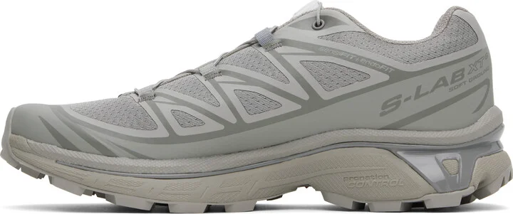 Salomon Gray XT-6 Sneakers - Image 3