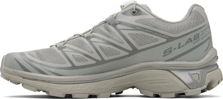 Salomon Gray XT-6 Sneakers - Image 3
