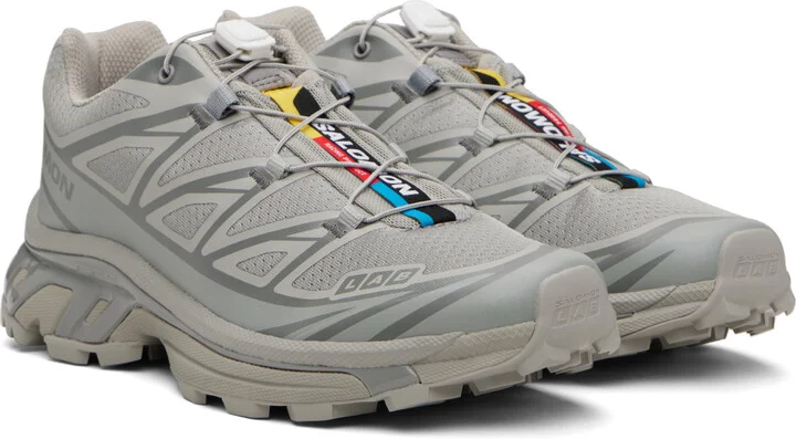 Salomon Gray XT-6 Sneakers - Image 4
