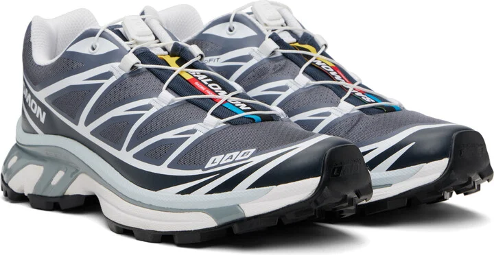 Salomon Gray XT-6 Sneakers - Image 4