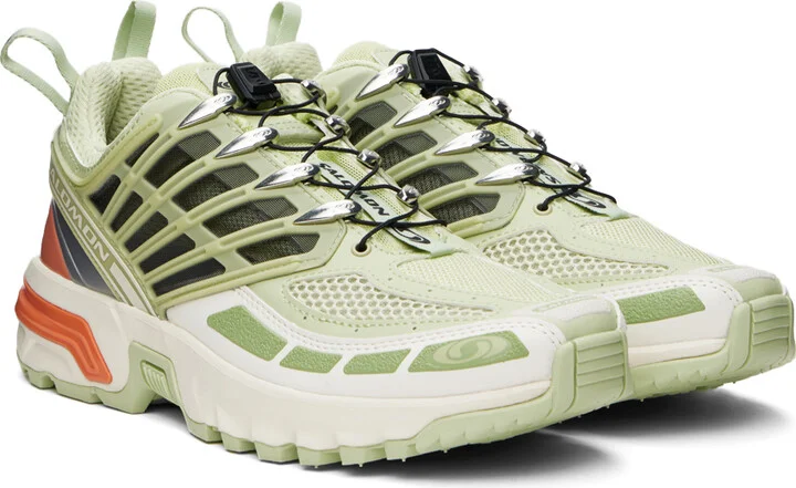 Salomon Green & Orange ACS Pro Sneakers - Image 4