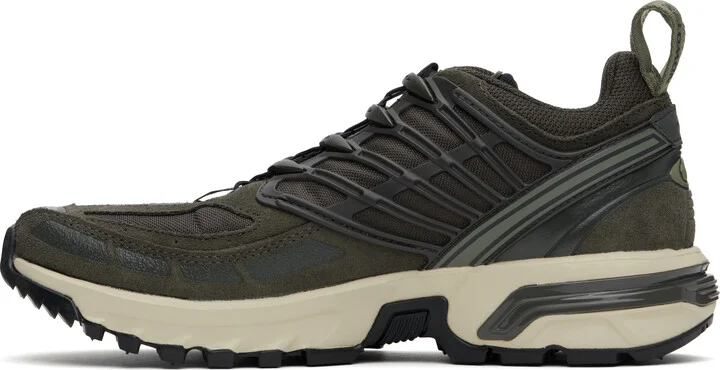 Salomon Khaki ACS PRO LEATHER Sneakers - Image 3