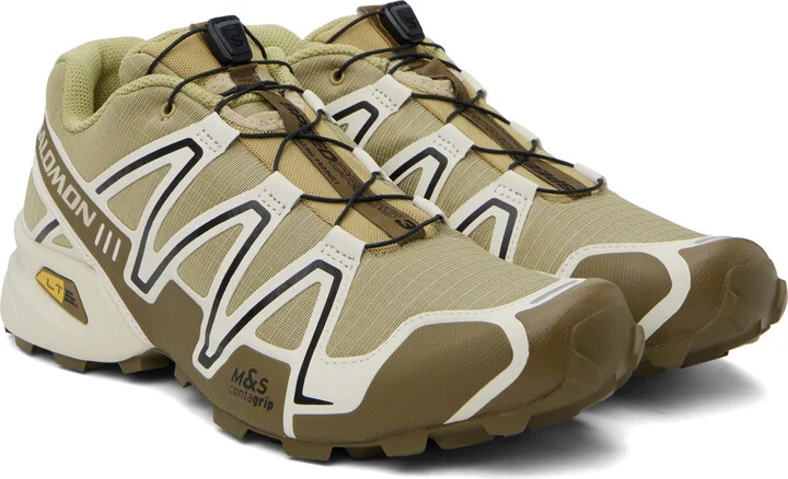 Salomon Khaki Speedcross 3 Sneakers - Image 4