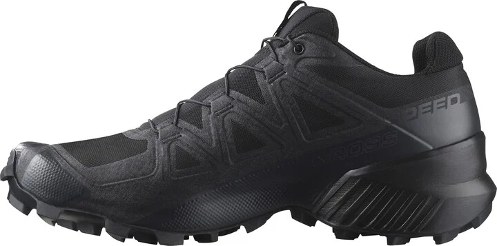 Salomon Men’s Speedcross Trail Running Shoes - Black/Black/Quiet Shade - 9.5