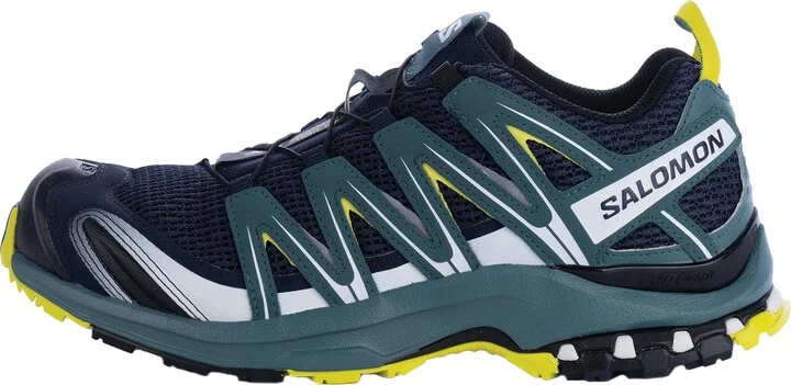 Salomon Men’s XA PRO 3D Trail Running Shoes - Navy Blazer/Hydro/Evening Primrose - 10.5