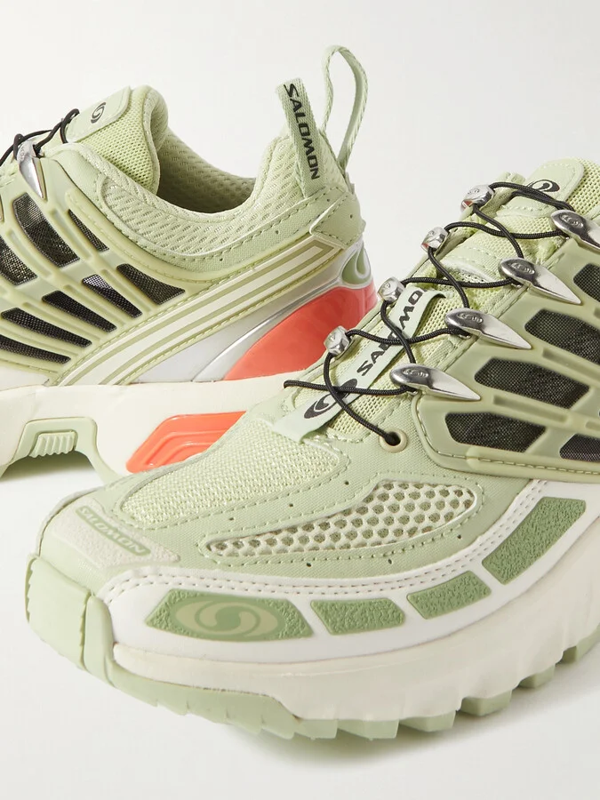Salomon - Mesh And Rubber Sneakers - Green - Image 4