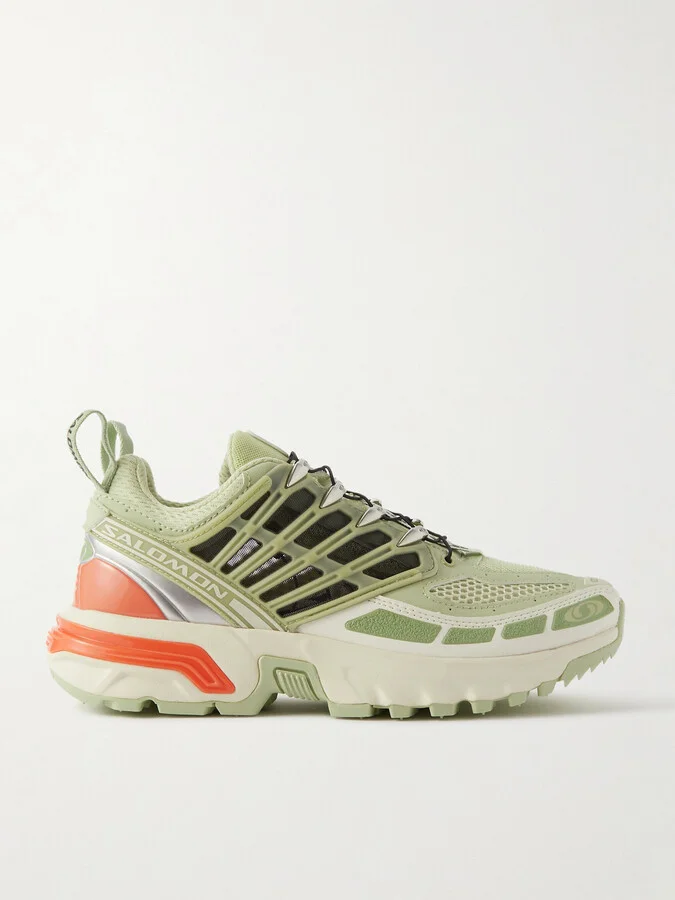 Salomon - Mesh And Rubber Sneakers - Green