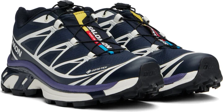 Salomon Navy XT-6 GORE-TEX Sneakers - Image 4