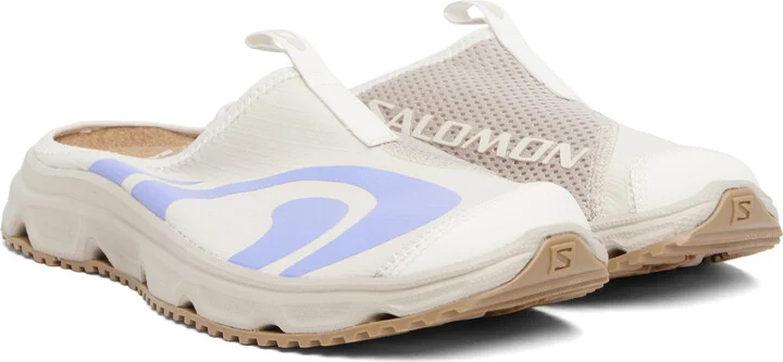 Salomon Off-White & Blue RX Slide 3.0 Seasonal Sneakers - Image 4