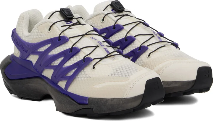 Salomon Off-White & Blue XT PU.RE Advanced Sneakers - Image 4