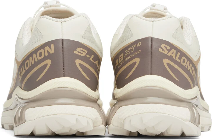 Salomon Off-White & Gray XT-6 Sneakers - Image 2