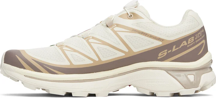 Salomon Off-White & Gray XT-6 Sneakers - Image 3