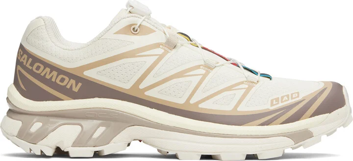 Salomon Off-White & Gray XT-6 Sneakers