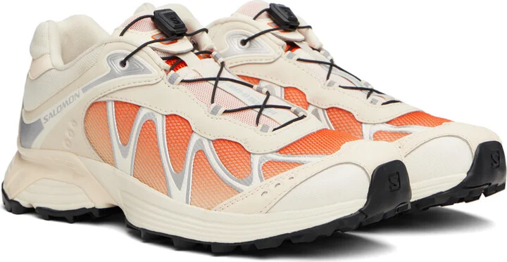 Salomon Off-White & Orange XT-Whisper Sneakers - Image 4