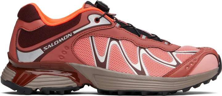 Salomon Pink & Burgundy XT-Whisper Sneakers