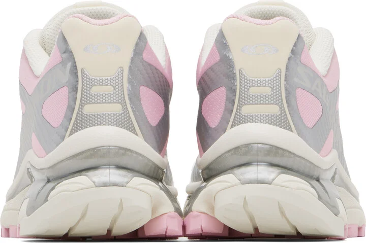Salomon Pink & Silver XT-4 OG Sneakers - Image 2