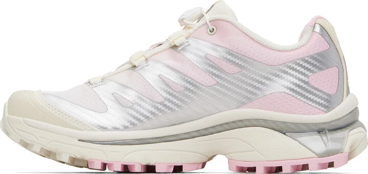 Salomon Pink & Silver XT-4 OG Sneakers - Image 3