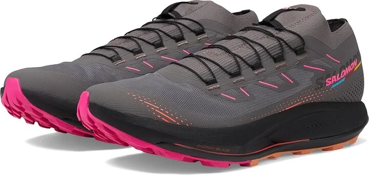 Salomon Pulsar Trail 2 /Pro Men's Shoes Plum Kitten/Black/Pink Glo : 10 D - Medium, Rubber