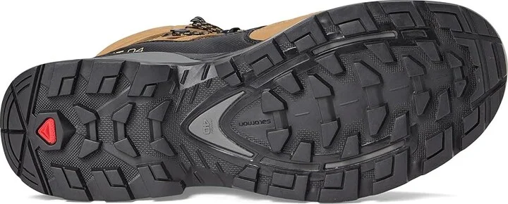 Salomon Quest 4 GTX(r) Men's Shoes Kelp/Black/Castlerock : 8.5 D - Medium, Textile/Suede/Leather - Image 3