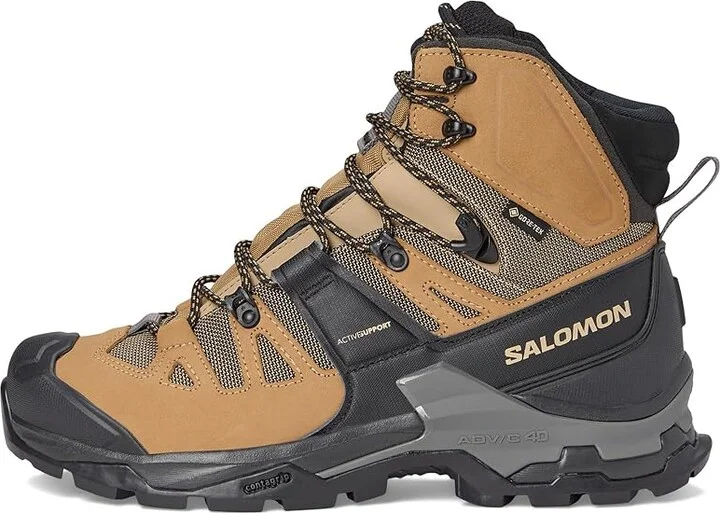Salomon Quest 4 GTX(r) Men's Shoes Kelp/Black/Castlerock : 8.5 D - Medium, Textile/Suede/Leather - Image 6