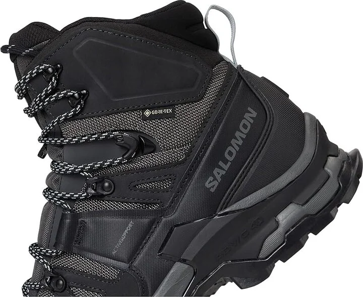 Salomon Quest 4 GTX(r) Men's Shoes Magnet/Black/Quarry : 7.5 D - Medium, Textile/Suede - Image 7