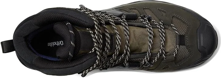 Salomon Quest 4 GTX(r) Men's Shoes Olive Night/Peat/Safari : 7.5 D - Medium, Textile/Suede/Leather - Image 2