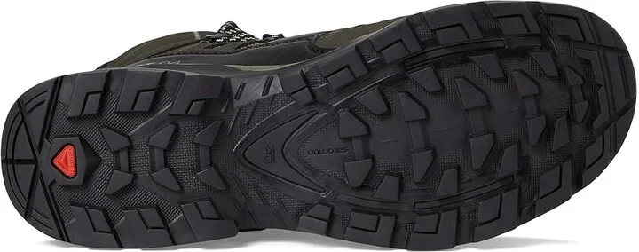 Salomon Quest 4 GTX(r) Men's Shoes Olive Night/Peat/Safari : 7.5 D - Medium, Textile/Suede/Leather - Image 3